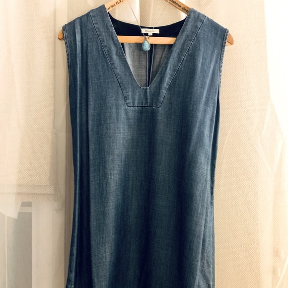 felicite Dresses Felicite Tencel Dress Chambrayindigo Poshmark